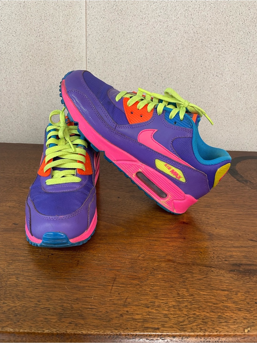 Kids Colorful Nike Air Max Sneakers - Picture 3 of 9